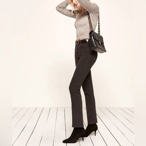 Reformation High-Rise Straight Leg Jeans | Erie Wash | Sustainable Denim